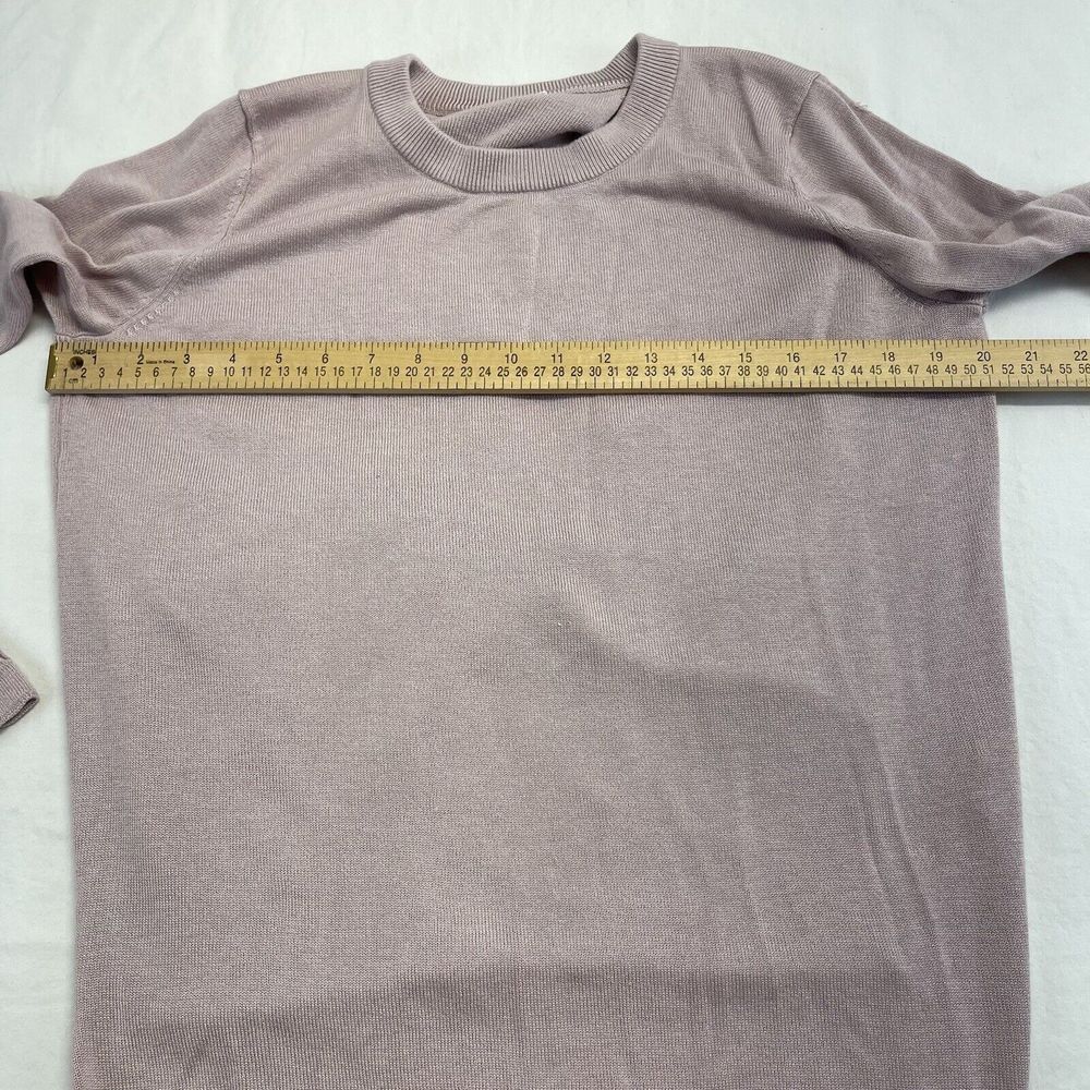 Lululemon Bring It Backbend Sweater Womens 4/6 Porcelain Pink - Picture 8 of 14
